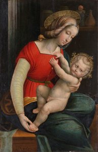 Madonna és gyermeke alkotó: Defendente Ferrari