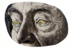 Globe eyes, 2016 (kollázs)