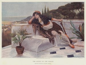 A hárem királynője (chromolitho)