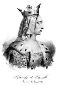 Kasztíliai Blanche, VIII. Lajos francia felesége, 19. század.