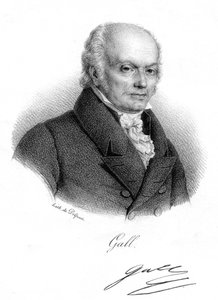 Franz Joseph Gall német orvos és a frenológia alapítója, 1820 körül
