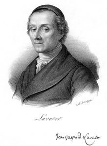 Johann Kaspar Lavater, svájci fiziognómus és teológus, 1830 körül.