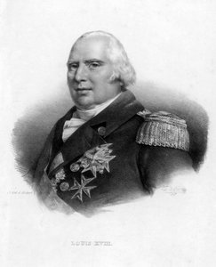 XVIII. Lajos francia király, 1827.