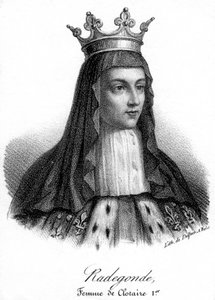 Radegonde, Clotaire egyike, négy feleség