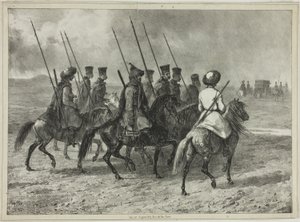 Kozák kíséret Kuban határáig, Taman (Közép-Oroszország), 1837. október 11.