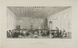 Imádkozó tatárok, Isztrimdzsami-Kara-sou-Bazár, Krím, 1837. október 19. alkotó: Denis Auguste Marie Raffet