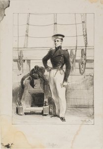 Királyi Haditengerészet, Vonalszemélyzet, Hajózászlós alkotó: Denis Auguste Marie Raffet
