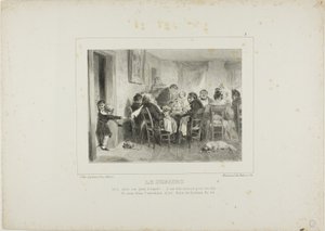 A desszert: ...nagyon fejlett a korához képest...szándékomban áll ügyvédet csinálni belőle. alkotó: Denis Auguste Marie Raffet
