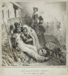 Nyertünk! alkotó: Denis Auguste Marie Raffet