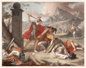 Denis-Sébastien Leroy - A Horatiusok és a Curatiusok csatája - 1798