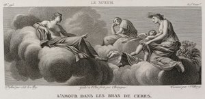 Denis-Sébastien Leroy, Antoine-Claude-François Villerey et Chataigner - Szerelem Ceres karjaiban, Eustache Le Sueur után - 1802-1815 alkotó: Denis Sebastien Leroy