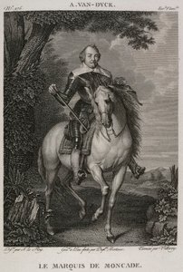 Denis-Sébastien Leroy, Antoine-Claude-François Villerey és Jean Duplessis-Bertaux - Moncade márki, Antoine van Dyck után - 1802-1815 alkotó: Denis Sebastien Leroy