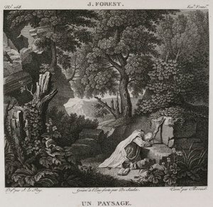 Denis-Sébastien Leroy, De Saulx et Bovinet - Tájkép, Jean-Baptiste Forest után - 1802-1815 alkotó: Denis Sebastien Leroy