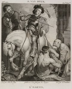 Denis-Sébastien Leroy, Le Rouge és Dambrun - Szent Márton, Antoine van Dyck után - 1802-1815 alkotó: Denis Sebastien Leroy