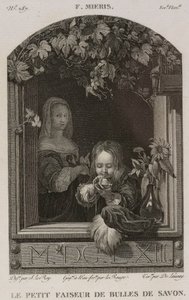 Denis-Sébastien Leroy, Lerouge és De Launay - A kis szappanbuborékfőző, Frans van Mieris az idősebb után - 1802-1815 alkotó: Denis Sebastien Leroy