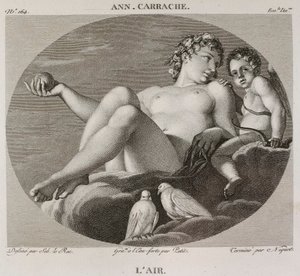 Denis-Sébastien Leroy, Petit és Niquet - A levegő, Annibale Carrache után - 1802-1815 alkotó: Denis Sebastien Leroy