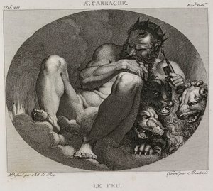 Denis-Sébastien Leroy et Boutrois - Tűz, Annibale Carrache után - 1802-1815