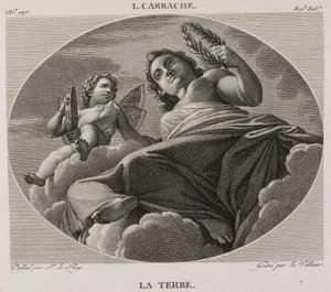 Denis-Sébastien Leroy et Le Villain - A Föld, Ludovico Carracci után - 1802-1815 alkotó: Denis Sebastien Leroy