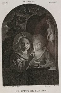 Denis-Sébastien Leroy et Mécou - A fény hatása, Schalken után - 1802-1815