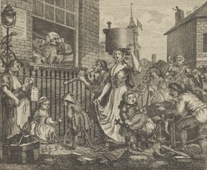 A feldühödött zenész, kb. 1800.