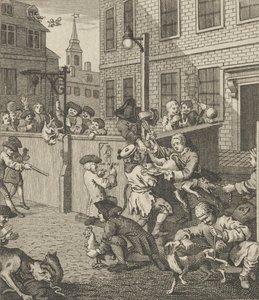 A kegyetlenség első szakasza, kb. 1800.