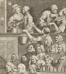 A nevető közönség, kb. 1800.