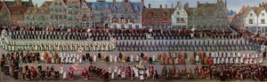 Az Ommegang Brüsszelben 1615. május 31-én: Notre Dame de Sablon körmenet