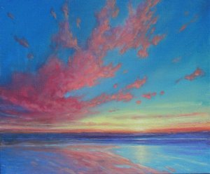 As Evening Falls, 2019 (olaj, vászon)