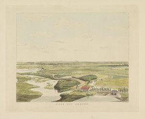 Kilátás a tájra Nijmegentől keletre Kelet felé (cím a tárgyon) Nijmegen városának látnivalói (sorozat címe) Geldersch-panoráma vagy körkép az életről a nymegeni kilátón (sorozat címe)