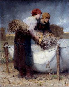Mákszedők Desire Laugee festménye (1823-1896) 1882 V. 0,73x0,95 m Rouen, Musee des Beaux Arts alkotó: Desire Francois Laugee