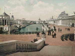 Grand Court, Trans-Mississippi Kiállítás, 1898 alkotó: Detroit Photographic Co.