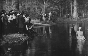 Egy déli keresztség, Aiken alkotó: Detroit Publishing Co.