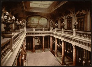 Kaszinó bejárata, Atrium, Monte Carlo, Riviera alkotó: Detroit Publishing Co.