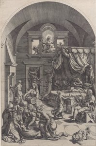 Keresztelő Szent János születése, 1555-88.