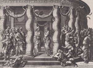 Krisztus és a házasságtörésen elfogott asszony, 1575, újra kiadva 1613.