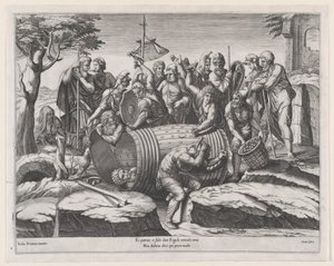 A római nagyszerűség tükre: Marcus Atilius Regulus hordóban, 16. század vége