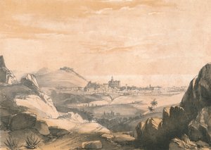 „Malaga, az Ermitákból”, 1850. alkotó: Dickinson Brothers