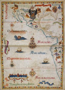 Hozzáadás. 5415A térkép, illusztráció a „Queen Mary Atlas”-ból alkotó: Diego Homem