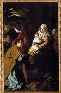 A bölcsek imádata. Diego Rodriguez de Silva y Velasquez (1599-1660) festménye alkotó: Diego Velázquez