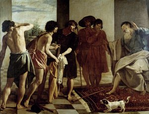 Jacob megkapja Giuseppe tunikáját alkotó: Diego Rodriguez de Silva y Velazquez