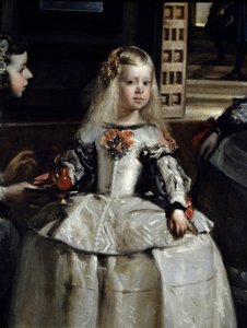 Las Meninas, Részlet: Margarita Teresa szolgákkal és udvari törpékkel körülvéve