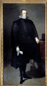 IV. Fülöp (1605-1665) portréja a lábában. Diego Rodriguez de Silva y Velasquez (1599-1660) festménye alkotó: Diego Velázquez