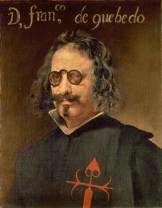 Francisco de Quevedo y Villegas (1580-1645) portréja (olaj, vászon) alkotó: Diego Velázquez