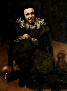 Buffone Calabacillas portréja, 1639 körül (olaj, vászon) alkotó: Diego Rodriguez de Silva y Velazquez