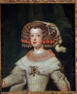 A csecsemő Marie Therese (1638-1683) Franciaország leendő királynője portréja Diego Velasquez (1599-1660) festménye 17. század V. 0,71x0,6 m - Marie Therese csecsemő (1638-1683), Franciaország leendő királynőjének portréja. Diego Velasquez (1599-166) festm alkotó: Diego Velázquez