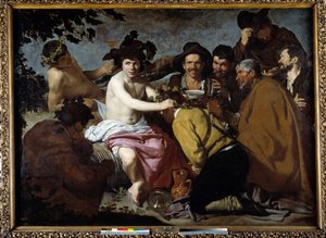 Bacchus diadala avagy Diego Rodriguez de Silva y Velasquez „A részegek” képe alkotó: Diego Velázquez