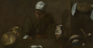 Konyhai jelenet alkotó: Diego Velázquez