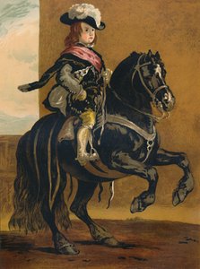 A La Haute Ecole tanítványa – Don Balthazar, Infante of Spain, c1640, c1879. alkotó: Diego Velázquez