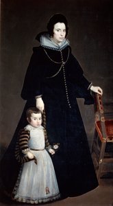 Dona Antonia Ifenarrietta és fia, 1631 alkotó: Diego Velázquez