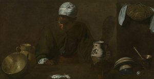 Konyhai jelenet alkotó: Diego Velázquez